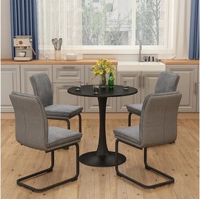 Stół do jadalni czarny 70x70x73 carl