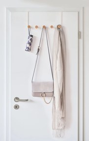 Metalowy wieszak na drzwi, 5 haczyków