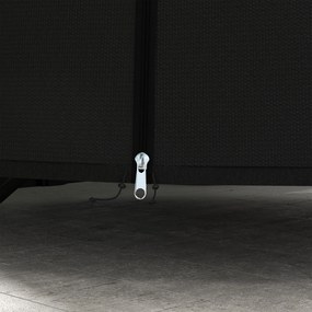 Outsunny Pokrowiec na meble zewnętrzne na meble Pokrowiec ochronny na meble, odporny na warunki atmosferyczne, 196 cm x 196 cm x 230 cm, Czarny