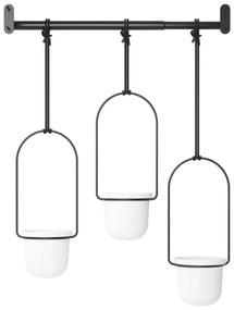 Plastikowe wiszące osłonki na doniczki na zioła zestaw 3 szt. ø 7,5 cm Triflora – Umbra