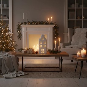 Lampka LED w kształcie domu, 31 cm