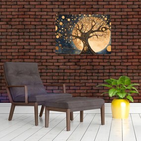 Obraz na szkle – Surrealistyczne drzewo (70x50 cm)