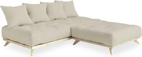 Sofa z beżowym obiciem Karup Design Senza Natural/Beige