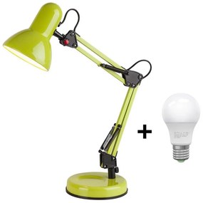 Brilagi - LED Lampa stołowa ROMERO 1xE27/10W/230V zielona
