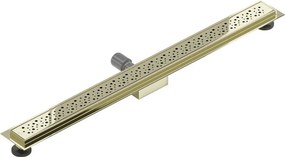 Mexen Flat M12 odpływ liniowy 80 cm, złoty - 1521080-15