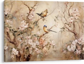 Obraz - Obraz ptaka w stylu vintage II. (70x50 cm)