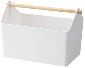 Biały/w naturalnym kolorze plastikowy pojemnik 21x37x24 cm Favori – YAMAZAKI