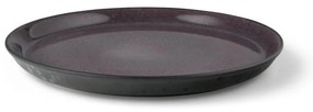 Czarno-fioletowy talerz kamionkowy ø 27 cm Mensa − Bitz