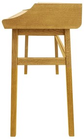 Biurko w dekorze dębu z sekretarzykiem 44x115 cm Carteret – Woodman