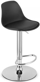 Hoker Kuchenny Czarny Na Chromowanej Podstawie 120 Cm D9-B44