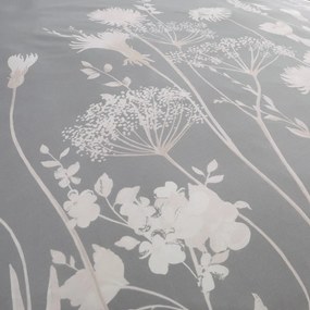 Szara pościel dwuosobowa 230x220 cm Meadowsweet Floral – Catherine Lansfield