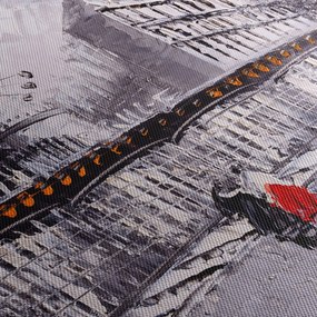 Obraz - Obraz olejny przedstawiający miasto II. (125x70 cm)