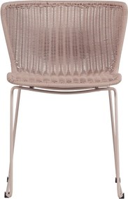 Beżowe krzesła ogrodowe ze sztucznego rattanu zestaw 2 szt. Wings – WOOOD