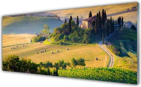 Panel nad blat kuchenny Malowniczy Pejzaż z Drzewami