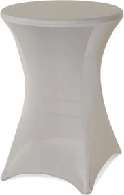 Elastyczny pokrowiec na stół koktajlowy 80x110 cm jasnoszary
