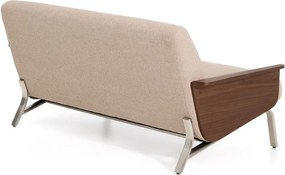 Jasnobrązowa sofa z tkaniny szenilowej 165 cm Amsen – Kave Home