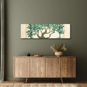 Obraz – Elegancka mozaika z drzewem (170x50 cm)