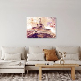 Obraz na szkle - Widok z Paryża (70x50 cm)