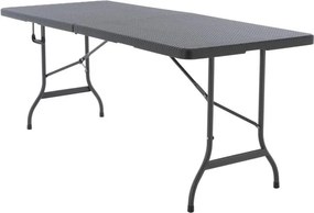 Składany przenośny stół 180 cm, antracyt