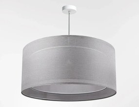 Lampa wisząca DUO LEN LIGHT 005-60 szara/beżowa