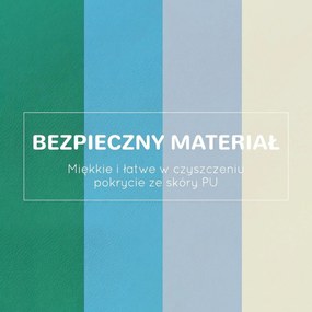 HOMCOM Zestaw 4 piankowych klocków do budowy dla dzieci w wieku 1-3 lat EPE kolor niebieski