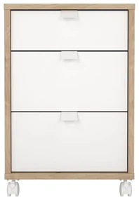 Biało-naturalna szafka w dekorze dębu 41x61 cm Sign – Tvilum