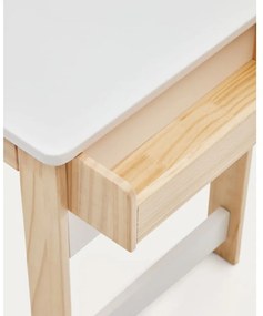 Biurko dziecięce z białym blatem 40x77 cm Serwa – Kave Home