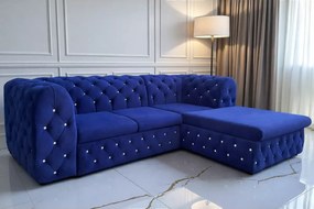 Elegancki i funkcjonalny narożnik Moet Light z funkcją spania dla komfortu i stylu 255x195 cm