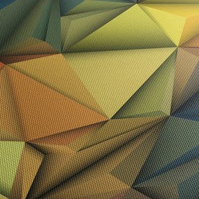 Obraz - Wielokątna abstrakcja 3D (170x50 cm)