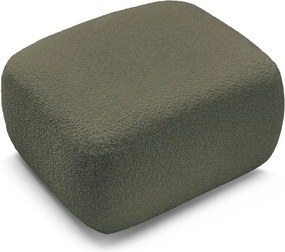 Zielony podnóżek z materiału bouclé Montaigne – Bobochic Paris