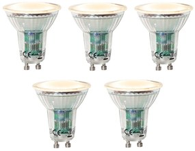 Zestaw 5 ściemnialnych żarówek LED GU10 z czujnikiem zmierzchu 3W 200 lm 2200K