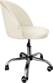 Fotel obrotowy COLIN krzesło biurowe fotel ergonomiczny do biurka : Kolor Stelaża - Chrom, Kolor tkaniny - VELVET - MG50, Typ siedziska - Siedzisko obrotowe 360°, Typ tkaniny - Velvet