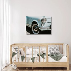 Obraz na szkle - Fiat retro samochód (70x50 cm)