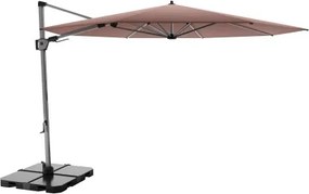 HYPERION 340 PRESTIGE – luksusowy huśtawkowy parasol ogrodowy z bocznym drążkiem : Kolor parasola - UMBRA