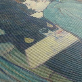 Obraz - Henri de Toulouse-Lautrec, A Corner of the Moulin de la Galette, reprodukcje (z zegarem) (90x30 cm)