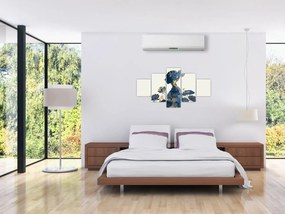 Obraz - Marmurowy profil kobiety (125x70 cm)