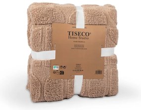 Brązowy koc z mikropluszu 150x200 cm Rena – Tiseco Home Studio