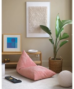 Różowy sztruksowy dziecięcy worek do siedzenia Big Lounger – Wigiwama