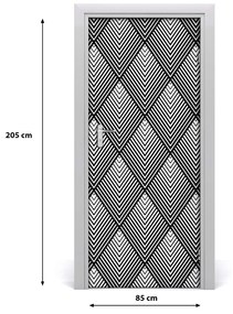 Naklejka fototapeta na drzwi Geometryczne tło