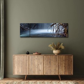 Obraz zimowej laguny (170x50 cm)