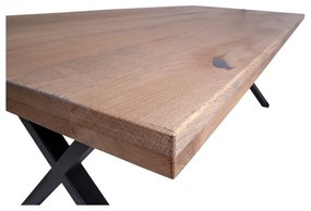 Stół z dębowego drewna House Nordic Montpellier Smoked Oiled Oak, 200x95 cm