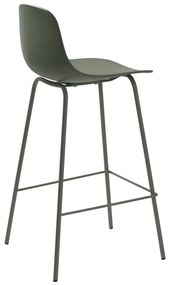 Plastikowy hoker w kolorze khaki 92,5 cm Whitby – Unique Furniture