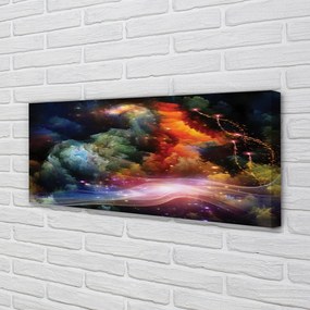 Duży obraz na płótnie Cyfrowa Sztuka Fraktali