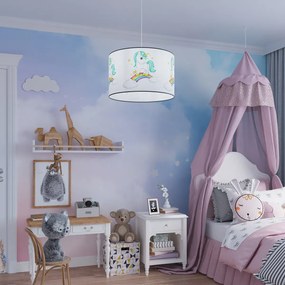 Lampa wisząca JEDNOROŻEC 40 biała SOLLUX  LIGHTING
