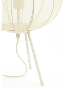 Kremowa lampa stołowa (wysokość 60 cm) Plumeria – Light &amp; Living