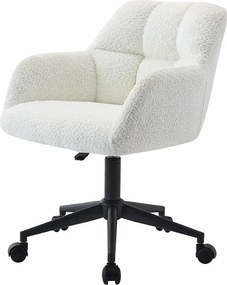 Fotel biurowy PEGA – welur – regulacja wysokości – kolor zielony