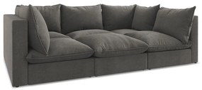 Ciemnoszara sofa 255 cm Manao – Makamii