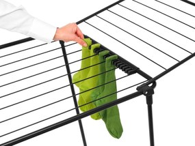 Suszarka na pranie w kolorze matowej czerni 22 m HangOn Too – Brabantia