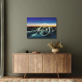 Obraz na szkle - widok nieba z dachu (70x50 cm)