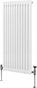 Tradycyjny grzejnik 2-kolumnowy - 1500 x 562 mm - biały